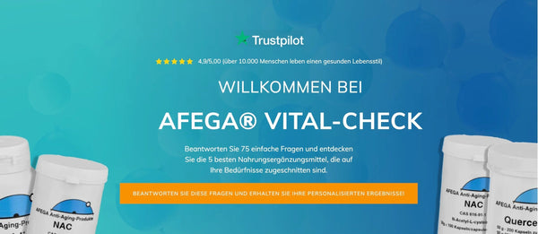 AFEGA® Vital-Check – Finde deine optimalen Anti-Aging-Substanzen