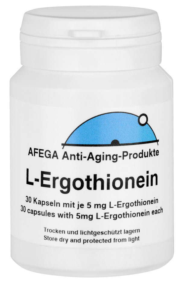 Vorankündigung: L-Ergothionein, 5 mg, 30 pflanzliche Kapseln