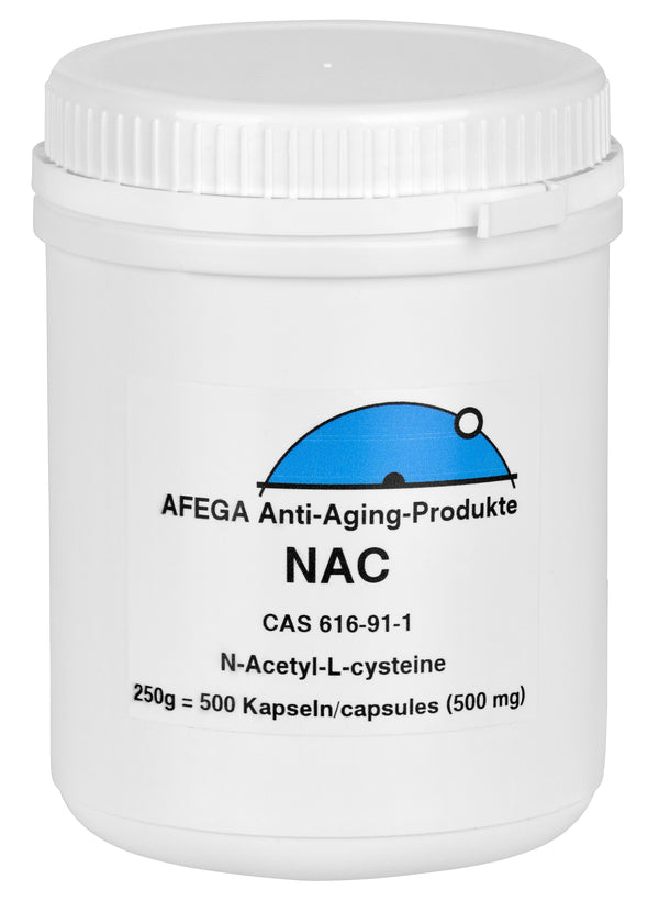 250 g NAC (N-Acetyl-L-Cystein) - 500 Capsules with 500 mg each