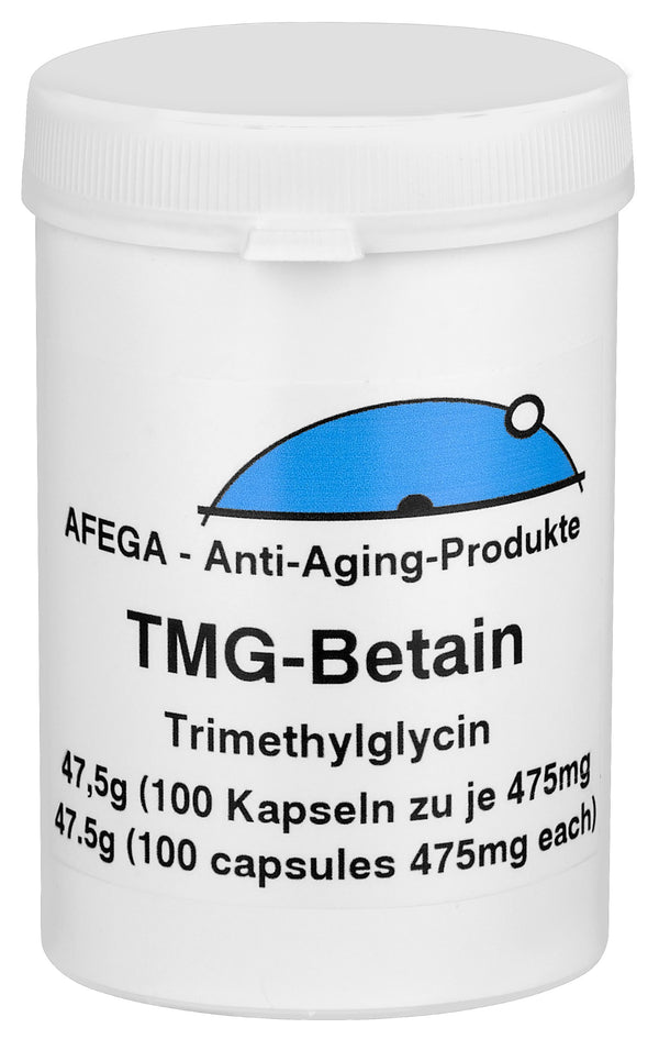 50 g betaine/TMG capsules (100 capsules of 500 mg each) - to be taken as a precaution when consuming NMN