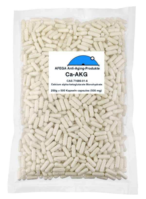 250 g Ca-AKG (500 cápsulas de 500 mg cada)