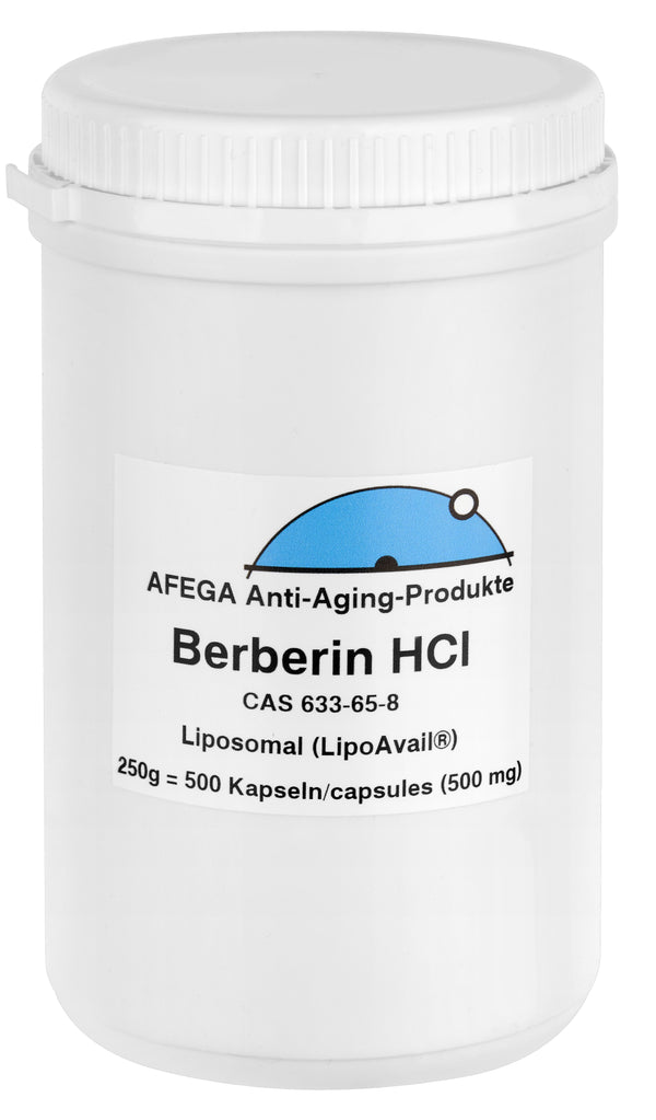 250 g di berberina liposomiale (LipoAvail®), l'alternativa alla metformina - 500 capsule da 500 mg ciascuna