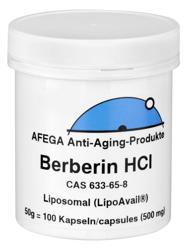 50 g di berberina liposomiale (LipoAvail®), l'alternativa alla metformina - 100 capsule da 500 mg ciascuna