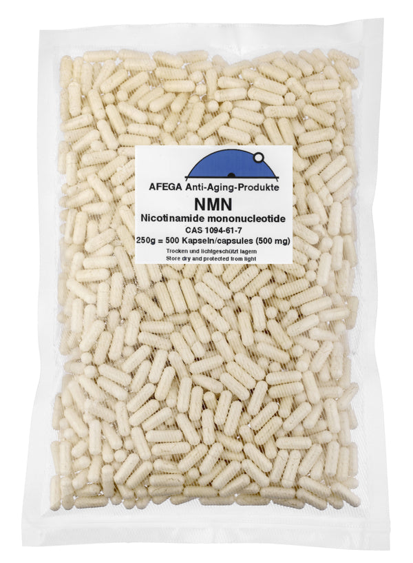 250 g de poudre de NMN (mononucléotide de nicotinamide) - 500 gélules de 500 mg chacune