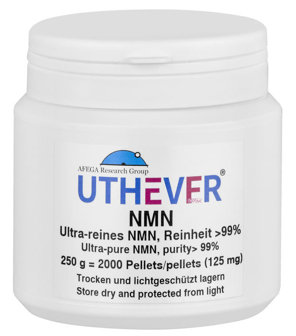 250 g UTHEVER® NMN in Form von 2.000 Lutschtabletten für die bequeme Dosierung Ihres NMN